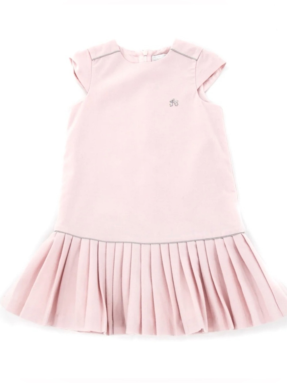 Tartine et Chocolat Girls Pleated Dress, Light Pink, 5Y